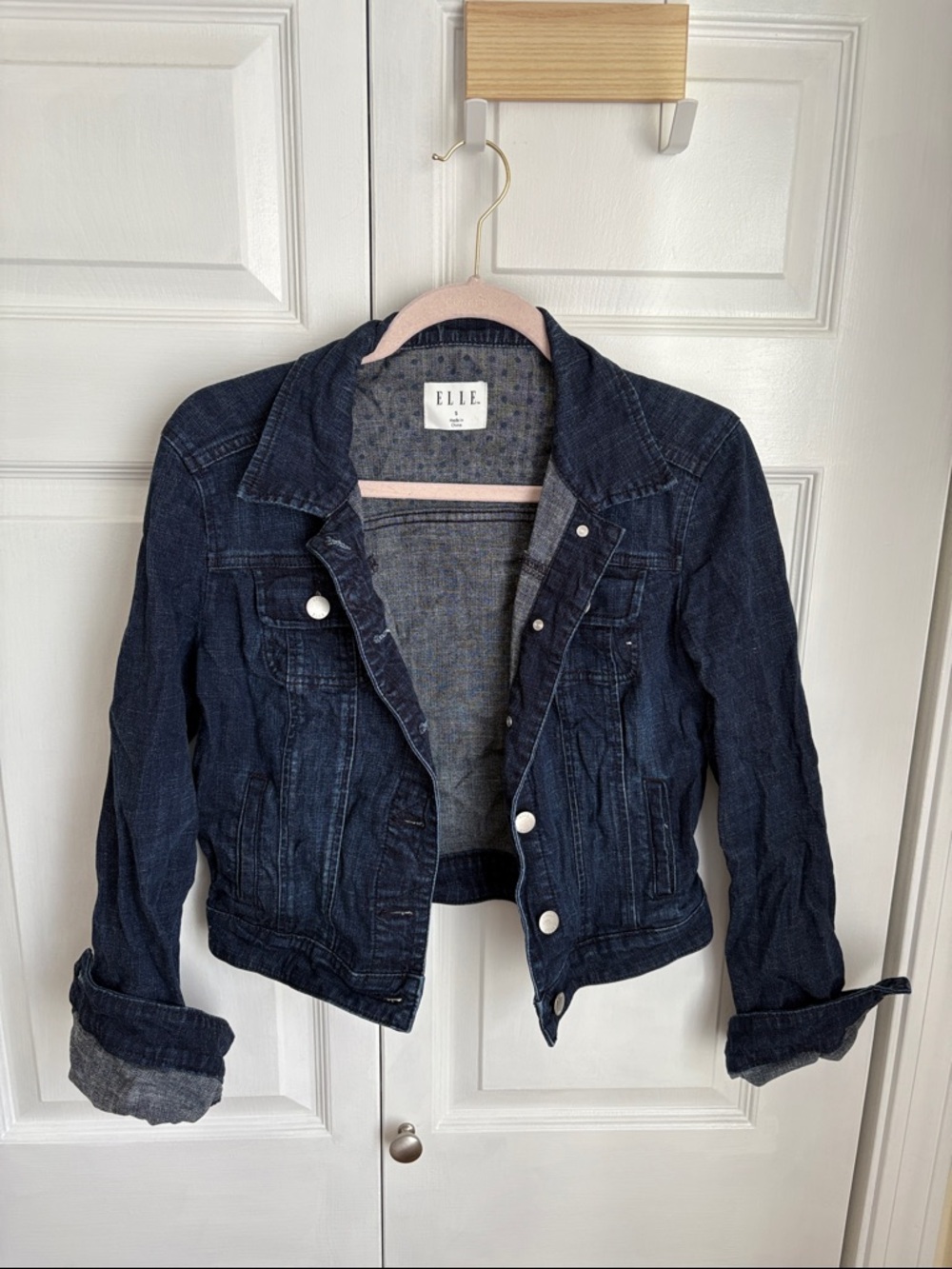 ELLE Dark Blue Denim Jean Jacket